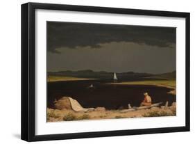 Approaching Thunder Storm, 1859-Martin Johnson Heade-Framed Giclee Print