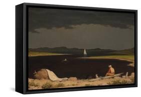 Approaching Thunder Storm, 1859-Martin Johnson Heade-Framed Stretched Canvas