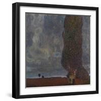 Approaching Thunderstorm (The Large Poplar I), 1903-Gustav Klimt-Framed Giclee Print