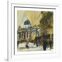 Approaching Trafalgar Square, London-Susan Brown-Framed Collectable Print