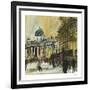 Approaching Trafalgar Square, London-Susan Brown-Framed Collectable Print