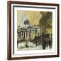 Approaching Trafalgar Square, London-Susan Brown-Framed Collectable Print