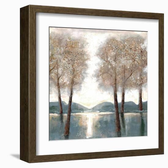 Approaching Woods 2-Doris Charest-Framed Art Print