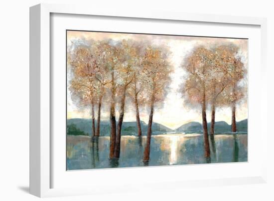 Approaching Woods-Doris Charest-Framed Art Print