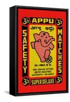 Appu Safety Matches-null-Framed Stretched Canvas