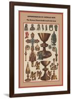 Appurtenances of Catholic Rite-Friedrich Hottenroth-Framed Art Print