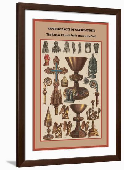 Appurtenances of Catholic Rite-Friedrich Hottenroth-Framed Art Print