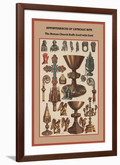 Appurtenances of Catholic Rite-Friedrich Hottenroth-Framed Art Print