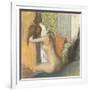 Aprés le bain, femme s'essuyant la nuque-Edgar Degas-Framed Giclee Print