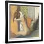 Aprés le bain, femme s'essuyant la nuque-Edgar Degas-Framed Giclee Print