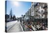 Apres Ski Bar, Davos, Graubunden, Swiss Alps, Switzerland, Europe-Christian Kober-Stretched Canvas