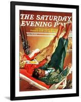 "Apres Ski," Saturday Evening Post Cover, February 22, 1941-Ski Weld-Framed Giclee Print