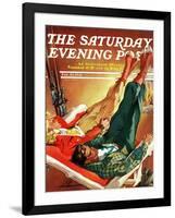 "Apres Ski," Saturday Evening Post Cover, February 22, 1941-Ski Weld-Framed Giclee Print