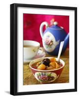 Apricot and Plum Compote-Danya Weiner-Framed Photographic Print