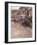 Apricot-Blossom Street-Mortimer Ludington Menpes-Framed Giclee Print