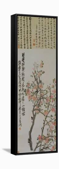 Apricot Blossoms-Wu Changshuo-Framed Stretched Canvas