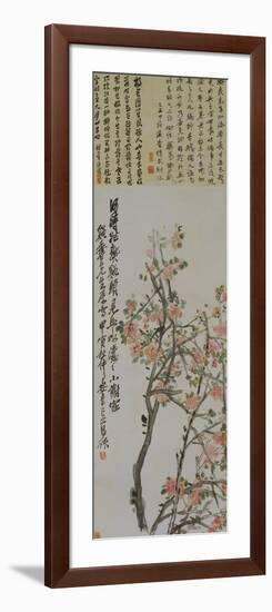 Apricot Blossoms-Wu Changshuo-Framed Giclee Print