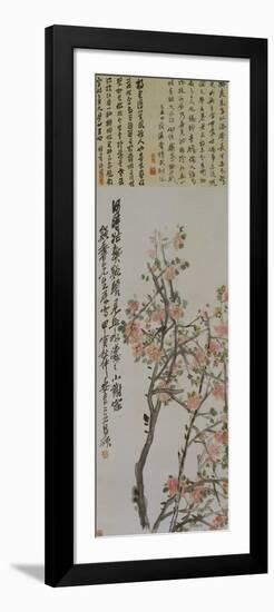 Apricot Blossoms-Wu Changshuo-Framed Giclee Print