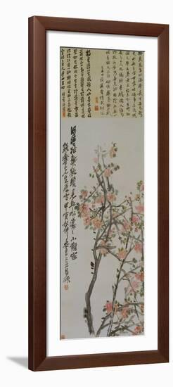 Apricot Blossoms-Wu Changshuo-Framed Giclee Print