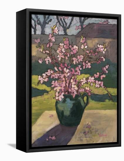 Apricot Flower, 2013-Marta Martonfi-Benke-Framed Stretched Canvas
