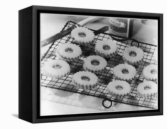 Apricot Jam Biscuits-null-Framed Stretched Canvas