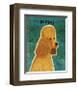 Apricot Poodle-John W^ Golden-Framed Giclee Print