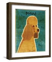 Apricot Poodle-John W^ Golden-Framed Giclee Print