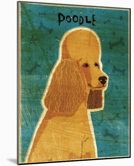 Apricot Poodle-John W^ Golden-Mounted Giclee Print