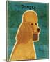 Apricot Poodle-John W^ Golden-Mounted Giclee Print