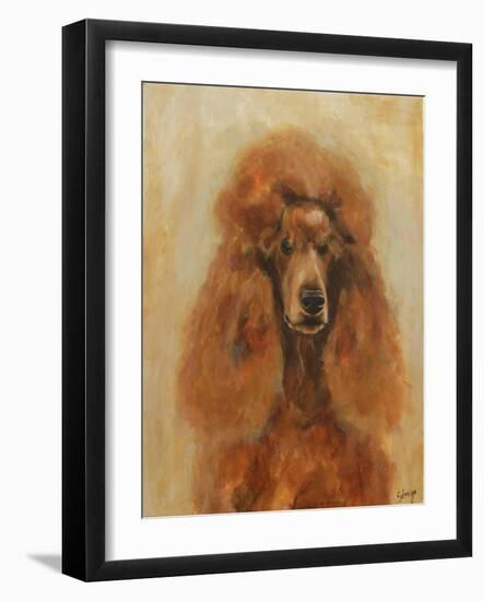 Apricot Poodle-Solveiga-Framed Giclee Print