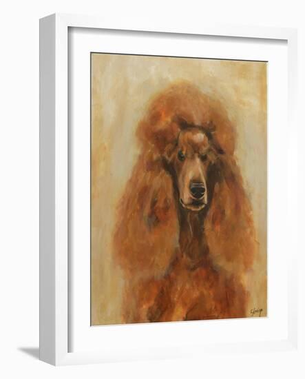 Apricot Poodle-Solveiga-Framed Giclee Print