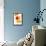 Apricots in a White Bowl-Joff Lee-Framed Stretched Canvas displayed on a wall