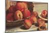 Apricots-null-Mounted Art Print