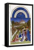 April, 1412-1416-Paul Limbourg-Framed Stretched Canvas