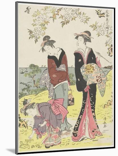 April, 1783-Torii Kiyonaga-Mounted Giclee Print