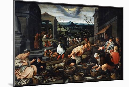 April, 17th Century-Leandro Bassano-Mounted Giclee Print