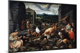 April, 17th Century-Leandro Bassano-Mounted Giclee Print