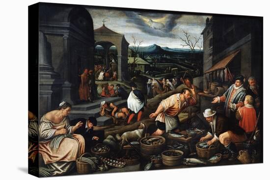 April, 17th Century-Leandro Bassano-Stretched Canvas