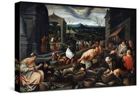 April, 17th Century-Leandro Bassano-Stretched Canvas