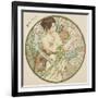 April, 1899 (Detail)-Alphonse Mucha-Framed Giclee Print