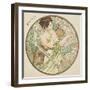 April, 1899 (Detail)-Alphonse Mucha-Framed Giclee Print