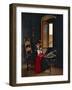 April 26 1859 in Florence, 1861-Odoardo Borrani-Framed Giclee Print