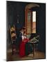 April 26 1859 in Florence, 1861-Odoardo Borrani-Mounted Giclee Print