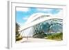 April 6, 2014 Singapore. Building in the Park Gardens by the Bay, Singapore.-Lucy Liu-Framed Photographic Print