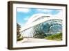 April 6, 2014 Singapore. Building in the Park Gardens by the Bay, Singapore.-Lucy Liu-Framed Photographic Print