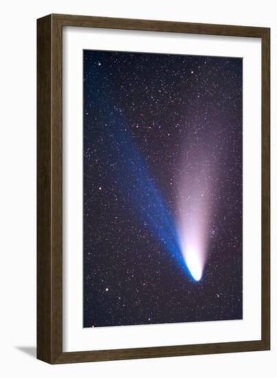 April 7, 1997 - Come Hale-Bopp-null-Framed Photographic Print