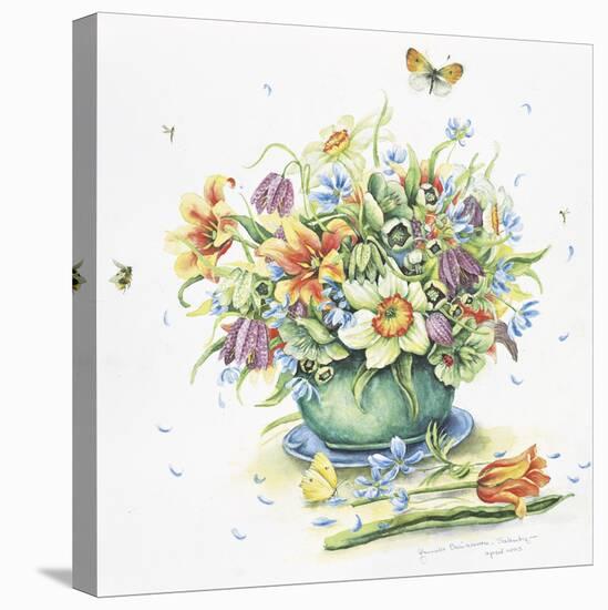 April Bouquet-Janneke Brinkman-Salentijn-Stretched Canvas