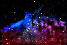 Birth of a New Nebula-April Cat-Framed Photographic Print