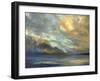 April Coastal Clouds-Sheila Finch-Framed Premium Giclee Print