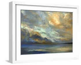 April Coastal Clouds-Sheila Finch-Framed Premium Giclee Print